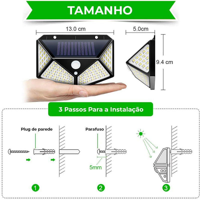 Refletor Sunlight Potência - 100 LEDs