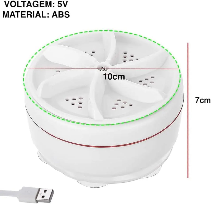 Mini Máquina de Lavar Roupa Portátil