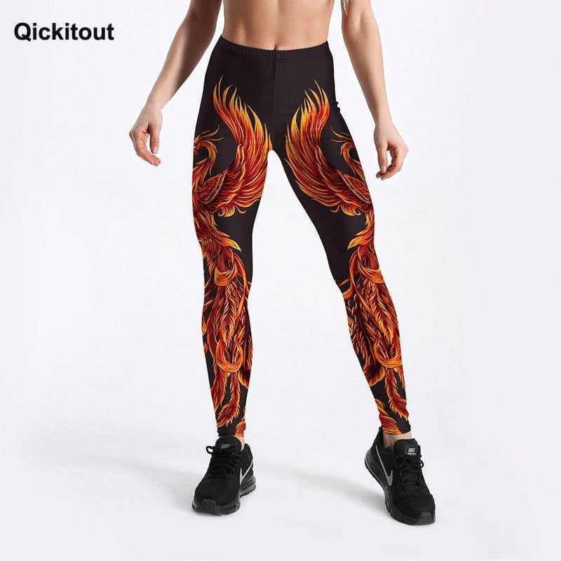 Calça Legging Fitness Estampada - Qickitout