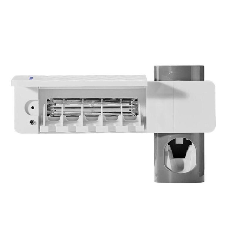 Antibactéria 2 in 1 - Esterilizador de Escova + Dispenser de Pasta