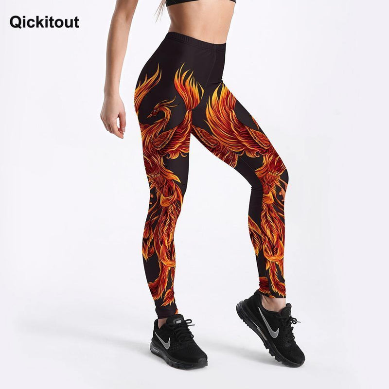 Calça Legging Fitness Estampada - Qickitout