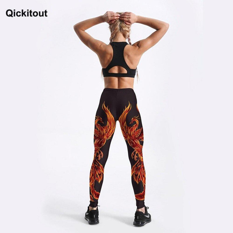 Calça Legging Fitness Estampada - Qickitout