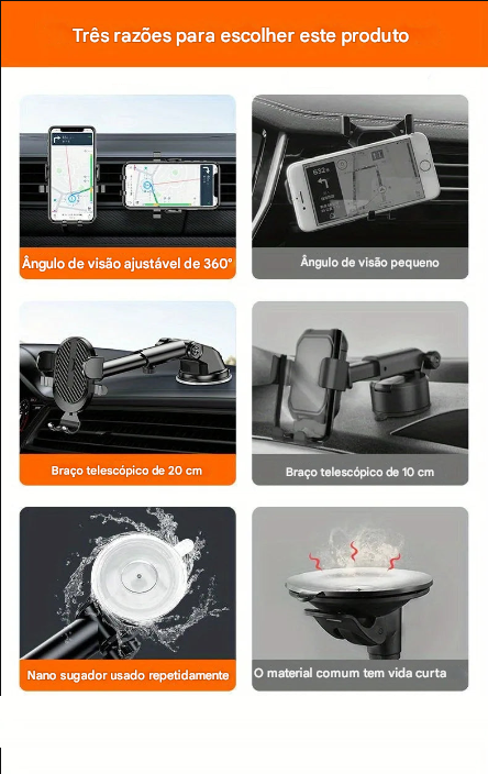 Suporte Automobilístico de Celular