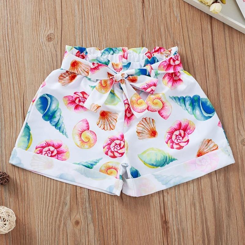 Conjunto Summer Cropped Alcinha com Shorts Clochard - Tamanhos de 1 a 5 anos